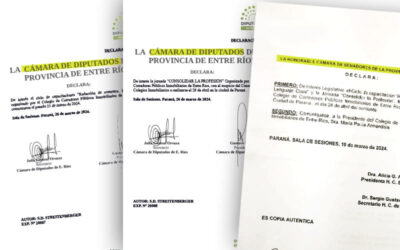 La Legislatura de Entre Ríos declaró De Interés dos actividades del CCPIER