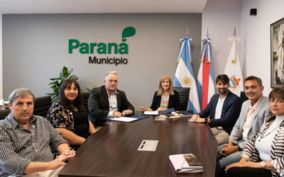 El Colegio y la Municipalidad de Paraná avanzan en una agenda de trabajo con beneficios para matriculados