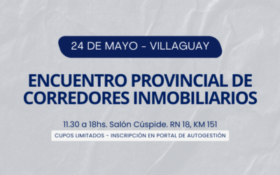 Con un encuentro provincial, el CCPIER invita a celebrar el Día del Corredor Inmobiliario