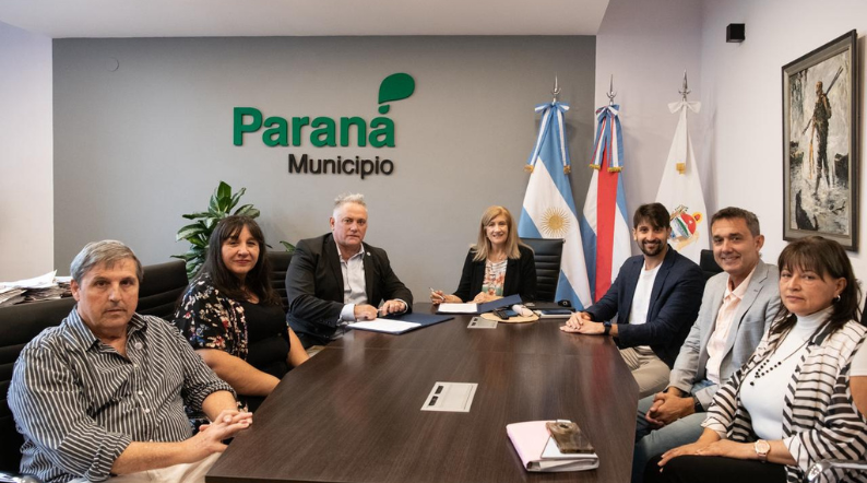 El Colegio y la Municipalidad de Paraná avanzan en una agenda de trabajo con beneficios para matriculados