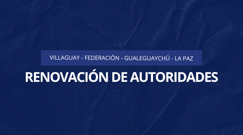 Elecciones: habrá renovación de autoridades en delegaciones departamentales