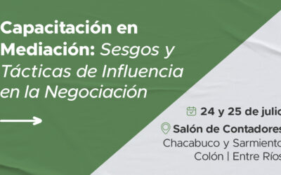 Capacitación en Mediación: Sesgos y Tácticas de Influencia en la Negociación