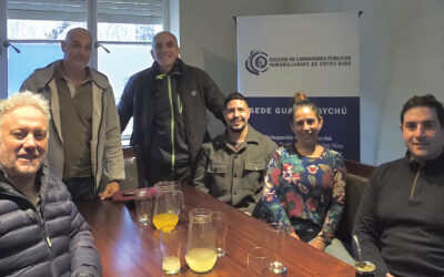 El presidente del CCPIER visitó la Delegación Gualeguaychú