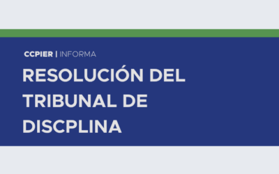El Tribunal de Disciplina resolvió la suspensión de una matrícula profesional